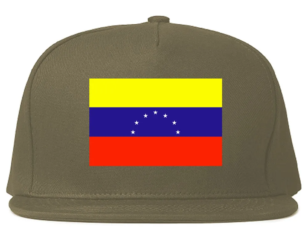 Venezuela Flag Country Printed Snapback Hat Cap