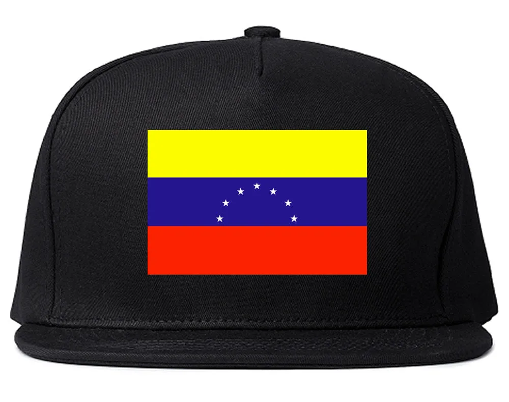 Venezuela Flag Country Printed Snapback Hat Cap