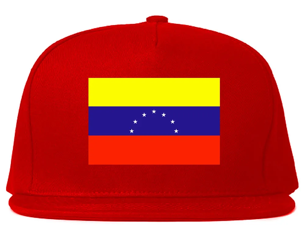 Venezuela Flag Country Printed Snapback Hat Cap