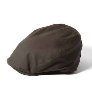 Wax Flat Cap - Olive by Failsworth