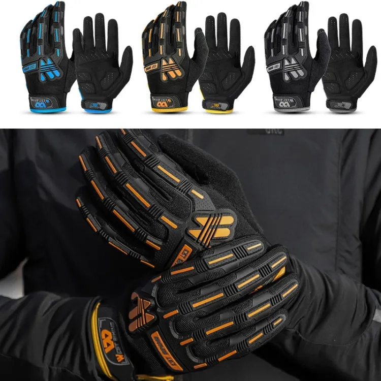 WEST BIKING YP0211208 Riding Gloves Motorcycle Bike Long Finger Non-Slip Touch Screen Gloves, Size: XL(Black)