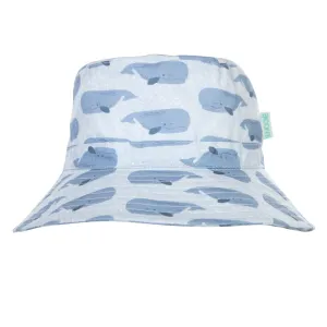 Whales Wide Brim Bucket Hat