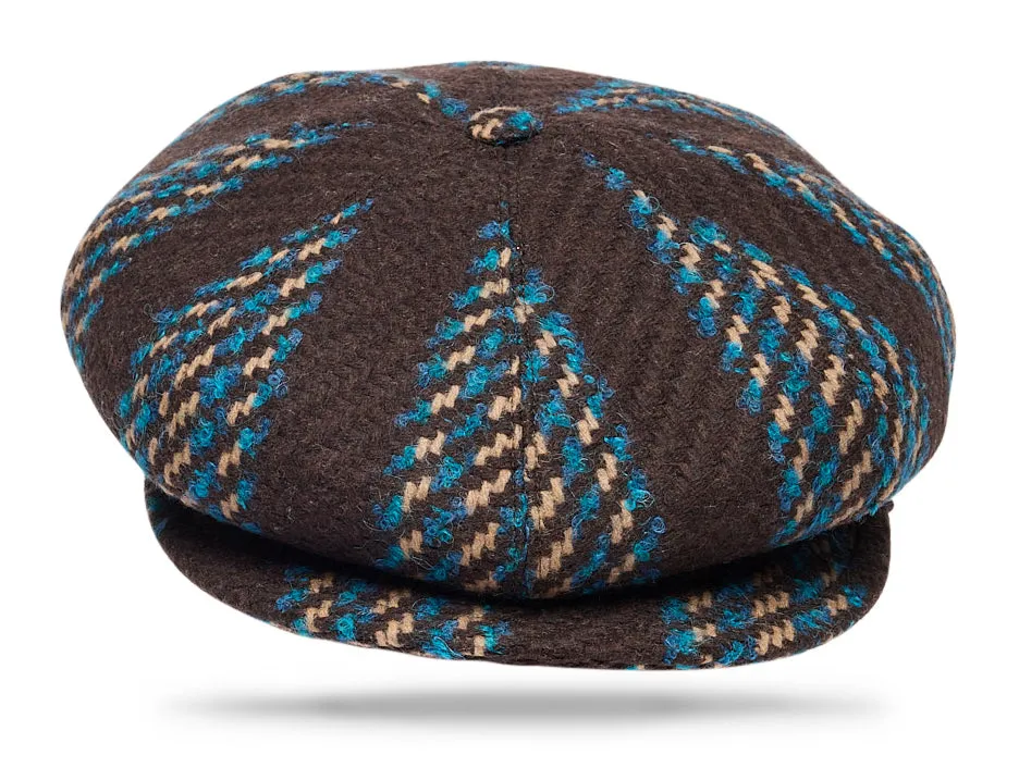 Wool Apple Jack - Brown/Blue/Ivory