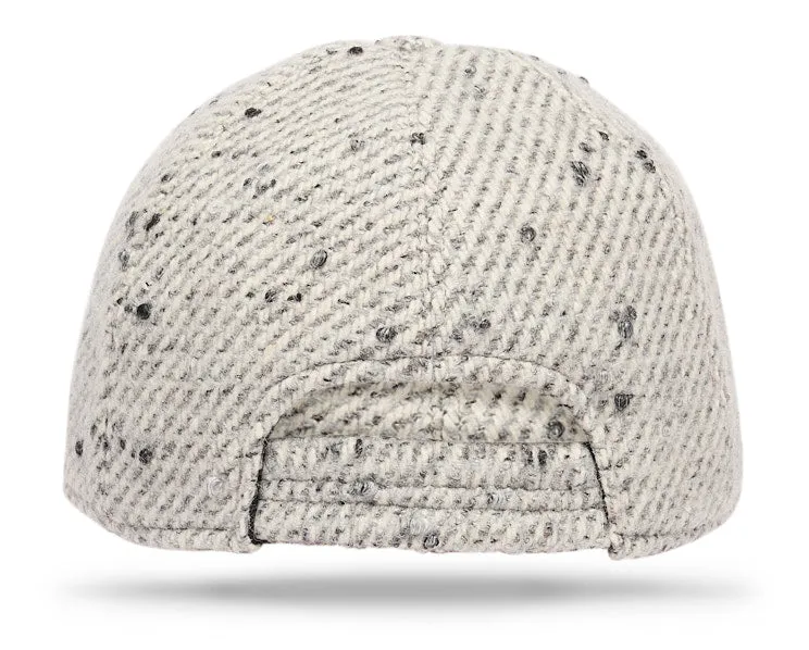 Wool Baseball Cap- Snow Speckle