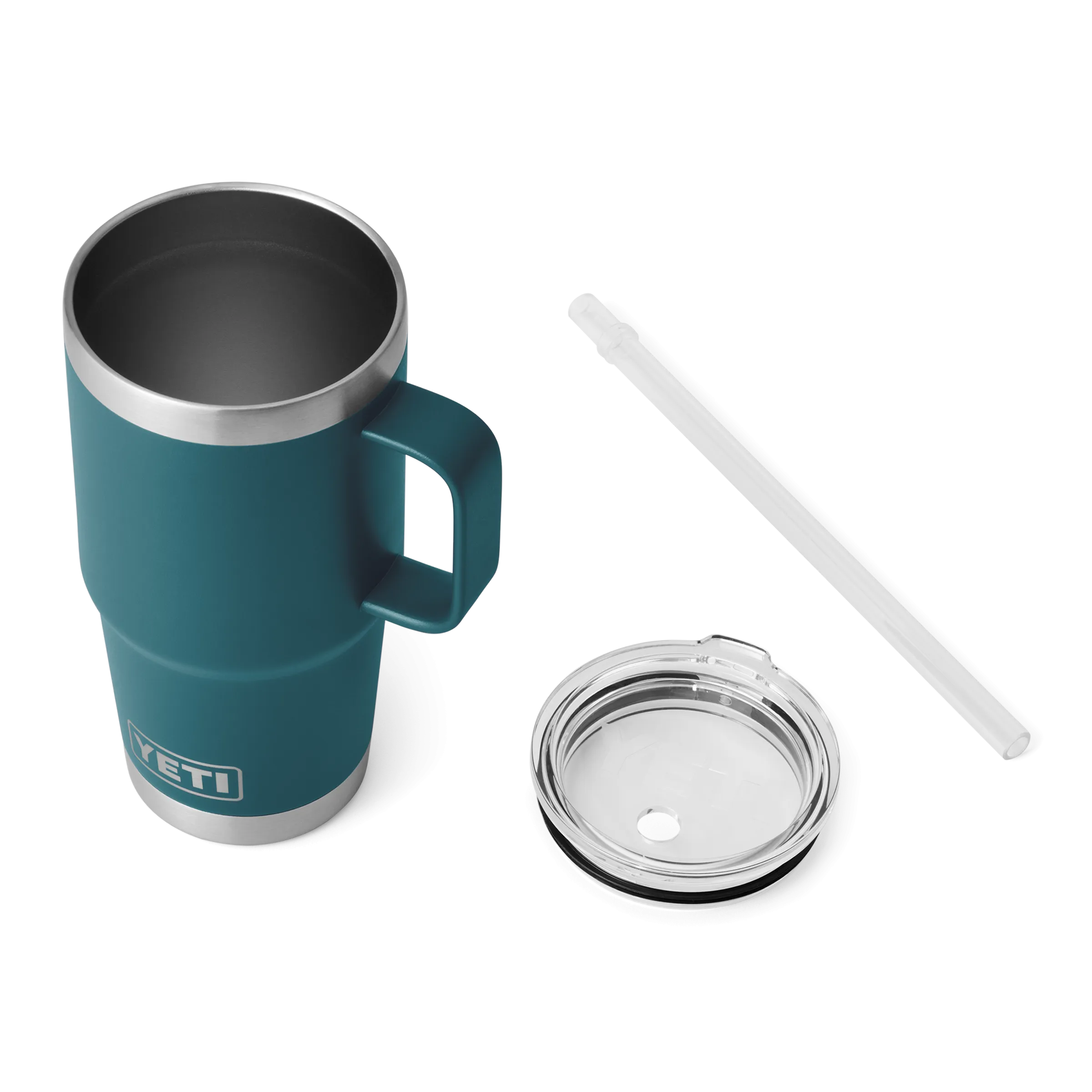 Yeti Rambler 25oz Mug With Straw Lid - Agave Teal